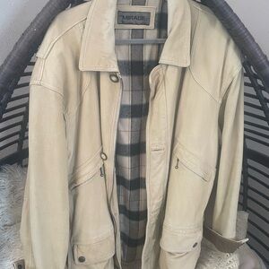 Vintage men’s leather jacket